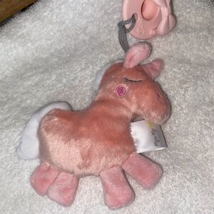 Pink Plush Unicorn Toy